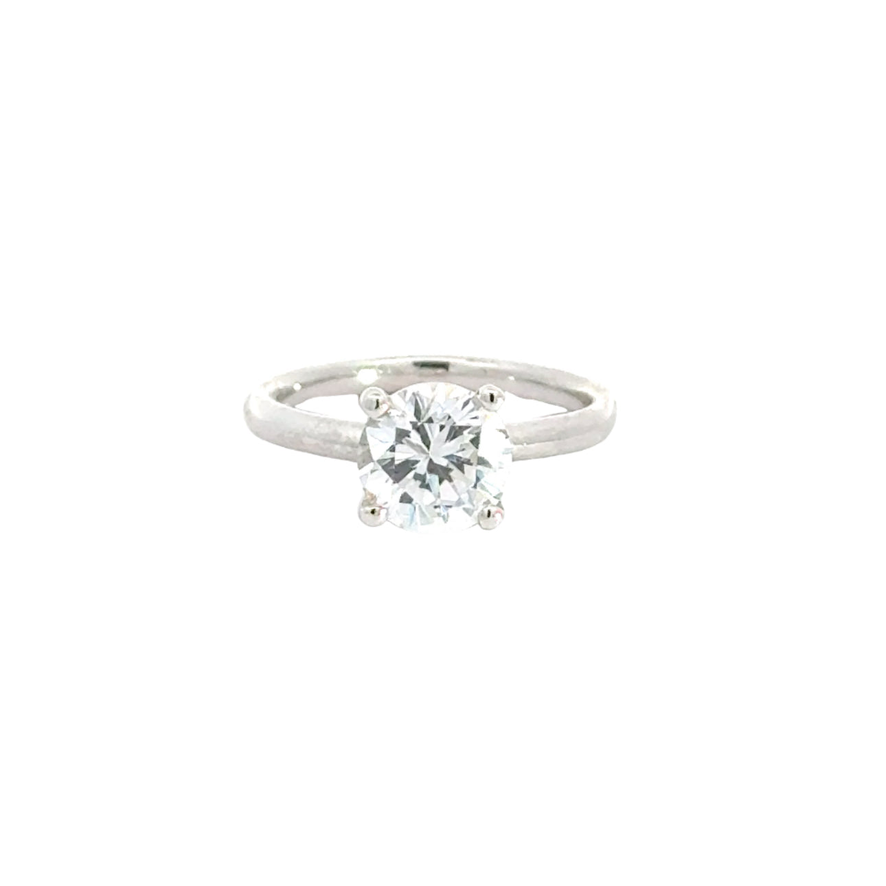 2 carat lab diamond solitaire