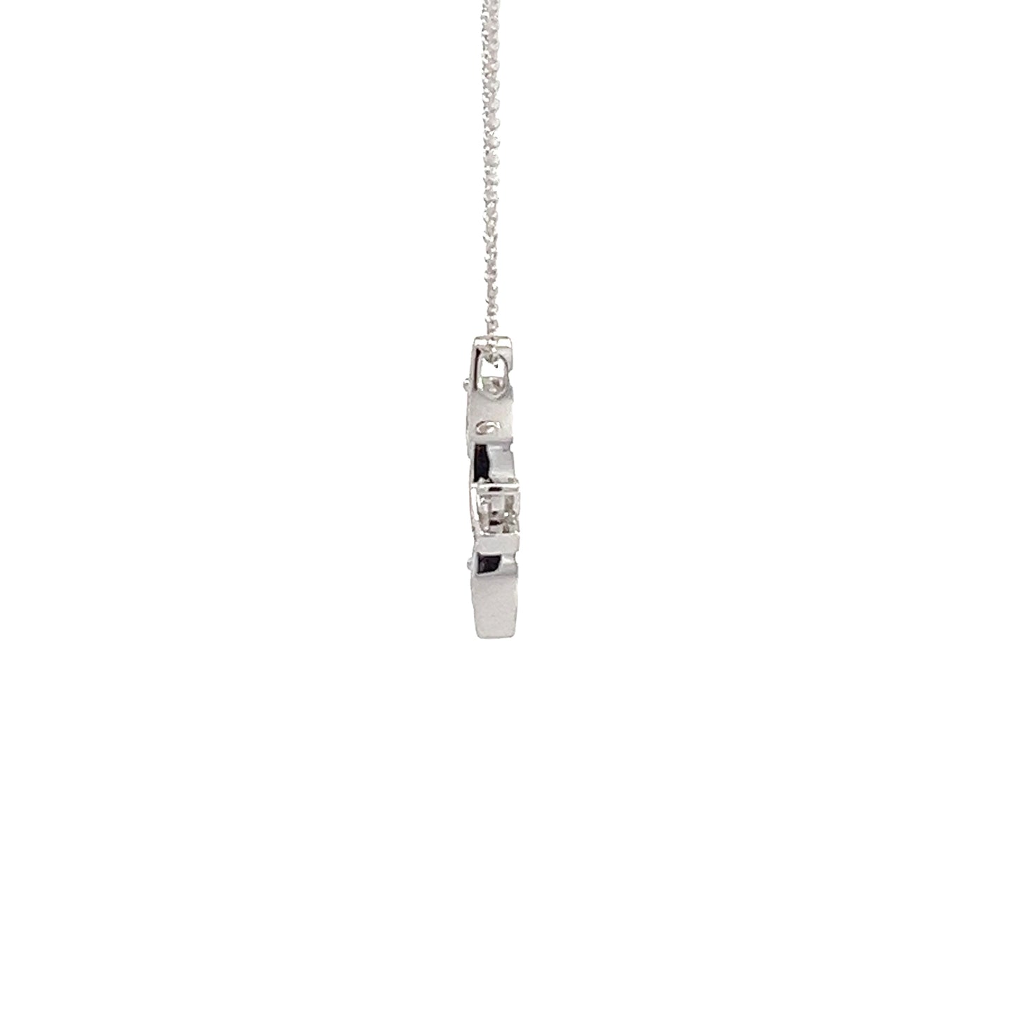 Fashion diamond drop pendant 1/3 ctw
