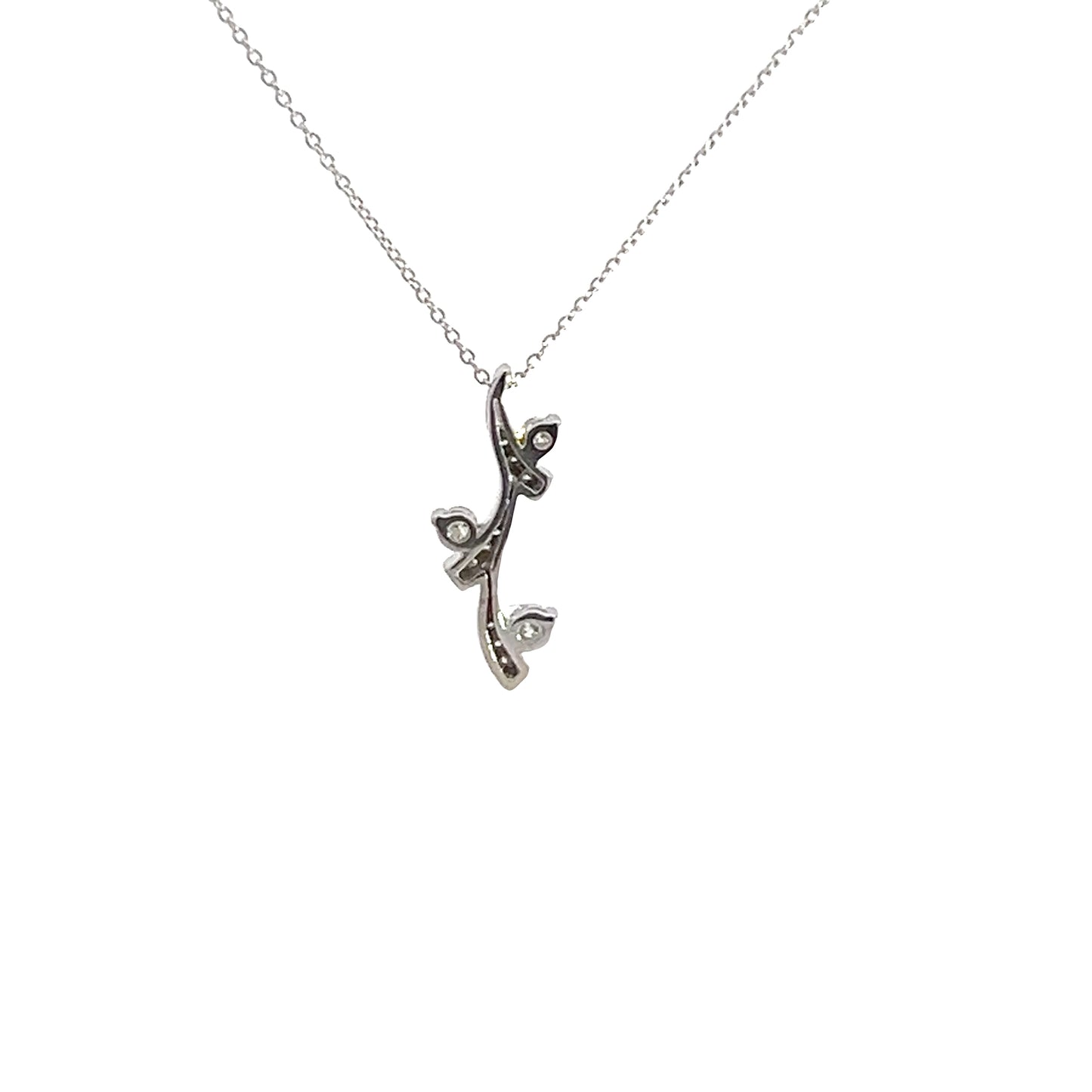 Fashion diamond drop pendant 1/3 ctw