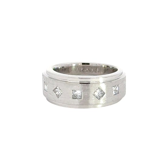 Men’s platinum ring for Sarah