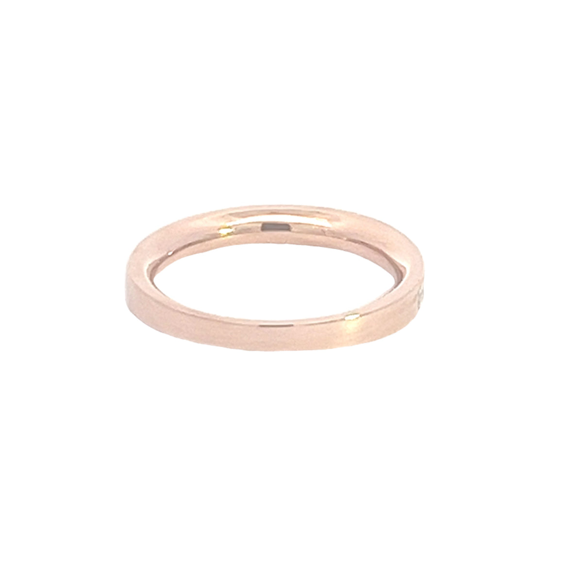 Rose gold baguette channel wedding band 1 ctw